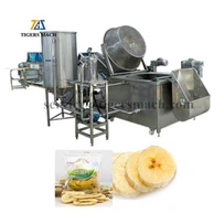 Línea de proceso de fritura de chips de plátano