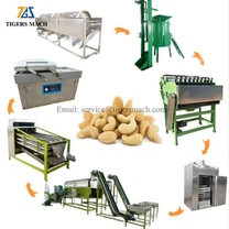 Máquina de procesamiento de anacardos sin cáscara