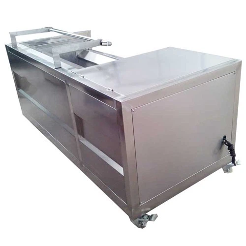 Máquina comercial para lavar y pelar zanahorias